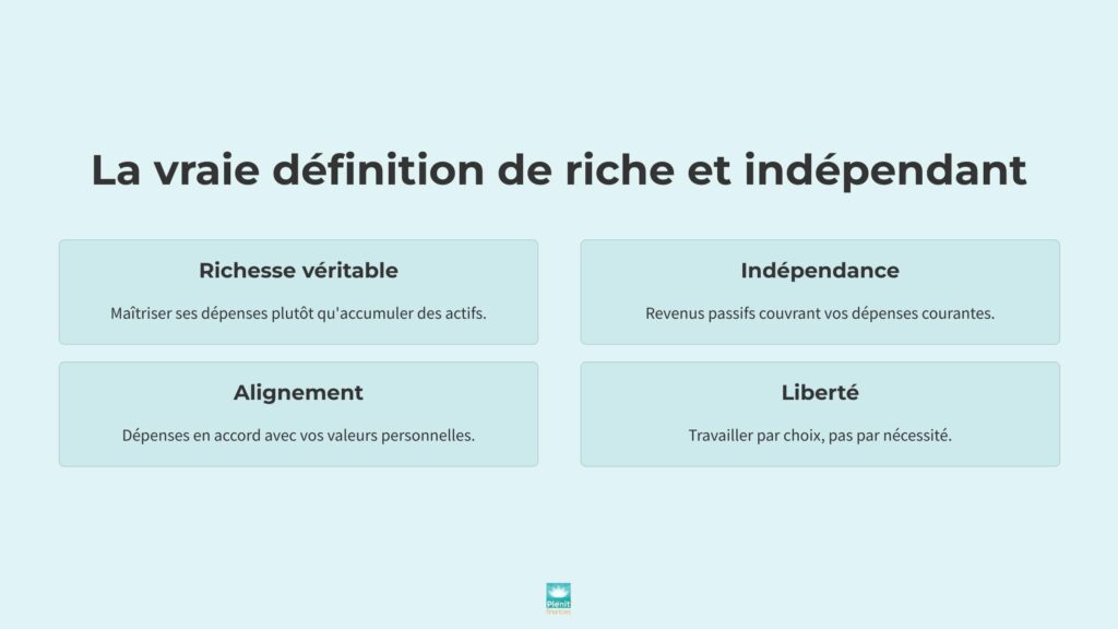 Définition de richesse et indépendance 