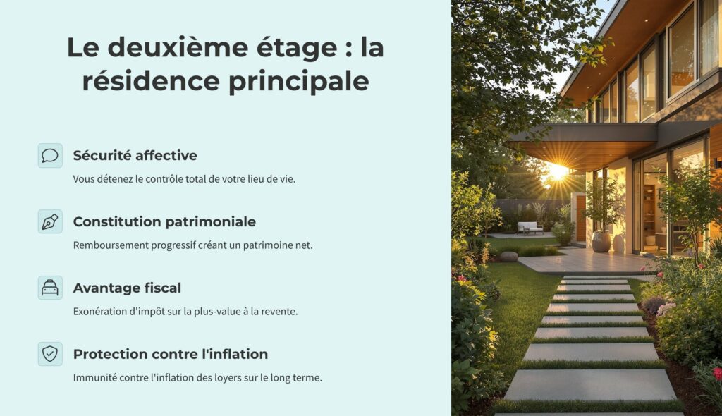 La deuxième étape de la pyramide du patrimoine : la résidence principale