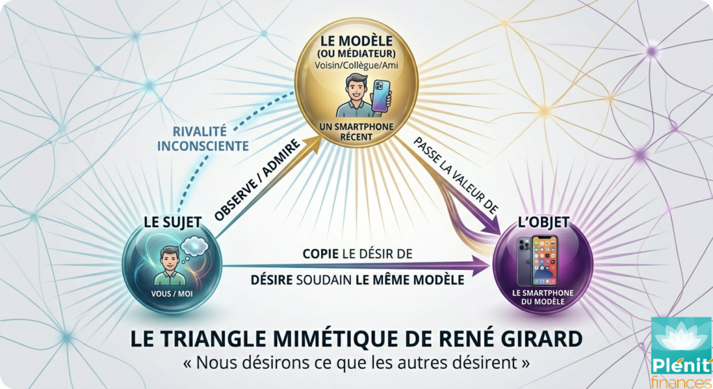 Triange Mimétique de Réné GIRARD